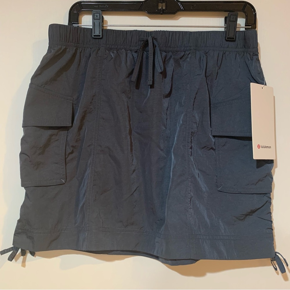 lululemon athletica Dark Gray Mini Skirt